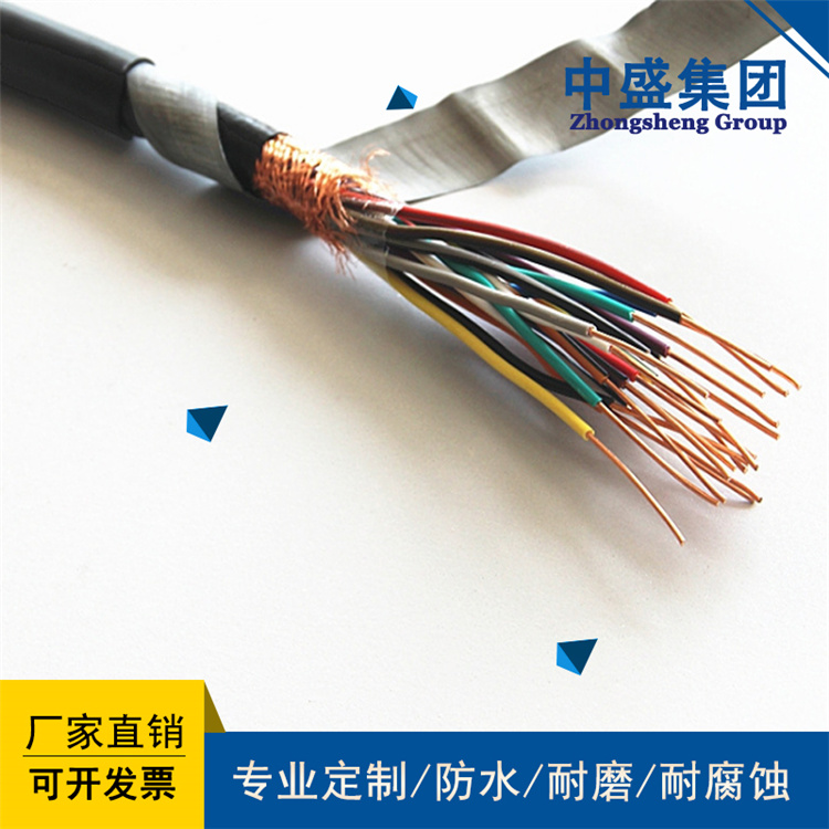 中盛鋼絲鎧裝阻燃計算機電纜ZR-DJVVP32 1*2*1.5